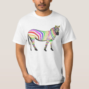 Rainbow Zebra T-Shirt