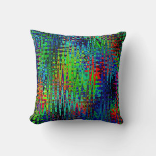 Rainbow Zickzack Abstrakt Kissen
