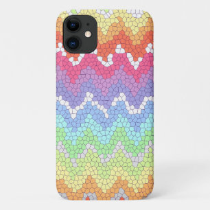 Rainbow Zickzack Hartglas Farblich Abstrakt title_seo2