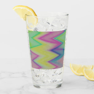 Rainbow Zigzags Glas