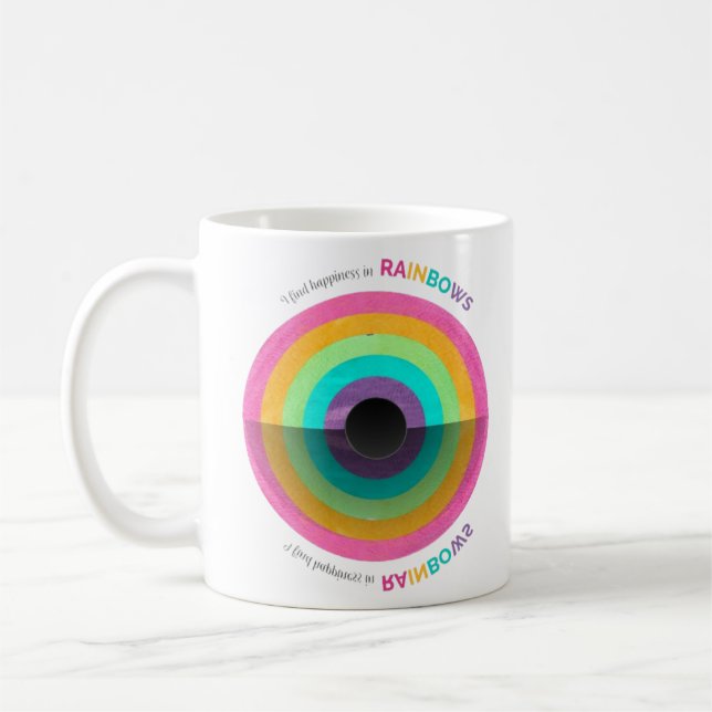 Rainbowcore Aesthetic Kaffeetasse (Links)