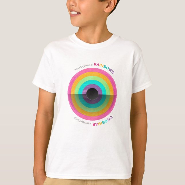 Rainbowcore Aesthetic T-Shirt (Vorderseite)
