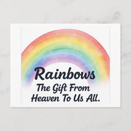 RainbowHexe Feiertagspostkarte