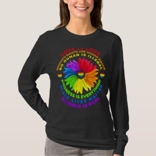Rainbows Menschen Schwarze leben Rechte Wissenscha T-Shirt
