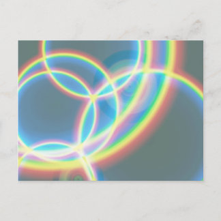 Rainbows, Regenbows überall auf Postkarte