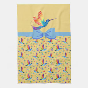 Rainbows und Liebe Humming Bird in Banana Geschirrtuch