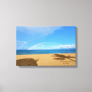 Rainbows und Sand Leinwanddruck