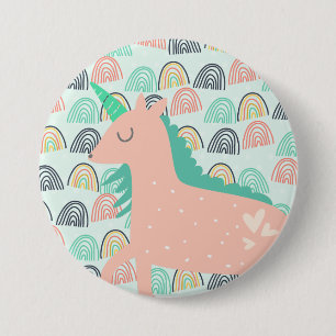Rainbows und Unicorns Button