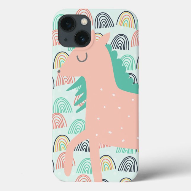 Rainbows und Unicorns Case-Mate iPhone Hülle (Rückseite)