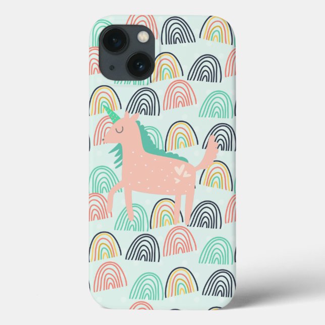 Rainbows und Unicorns Case-Mate iPhone Hülle (Rückseite)