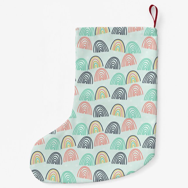 Rainbows und Unicorns Kleiner Weihnachtsstrumpf (Rückseite)