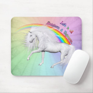 Rainbows und Unicorns Mousepad