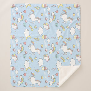 Rainbows und Unicorns Sherpadecke