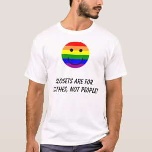 rainbowsmiley, Wandschränke sind für Kleidung, T-Shirt