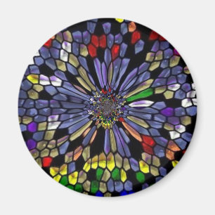Rainbowstainedglass Magnet