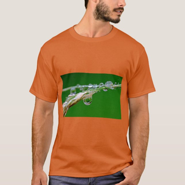 Raindrop Bliss Nature Te T-Shirt (Vorderseite)