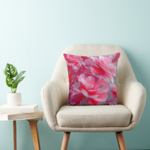 Raindrop Blush Pink Blossom Kissen