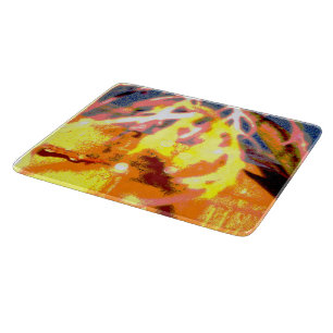 Raindrops Abstrakt Schneidebrett