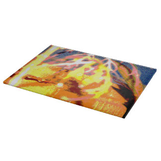 Raindrops Abstrakt Schneidebrett