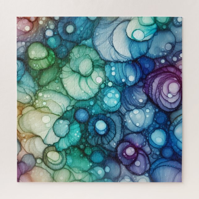 Raindrops Alcohol Ink (Vertikal)