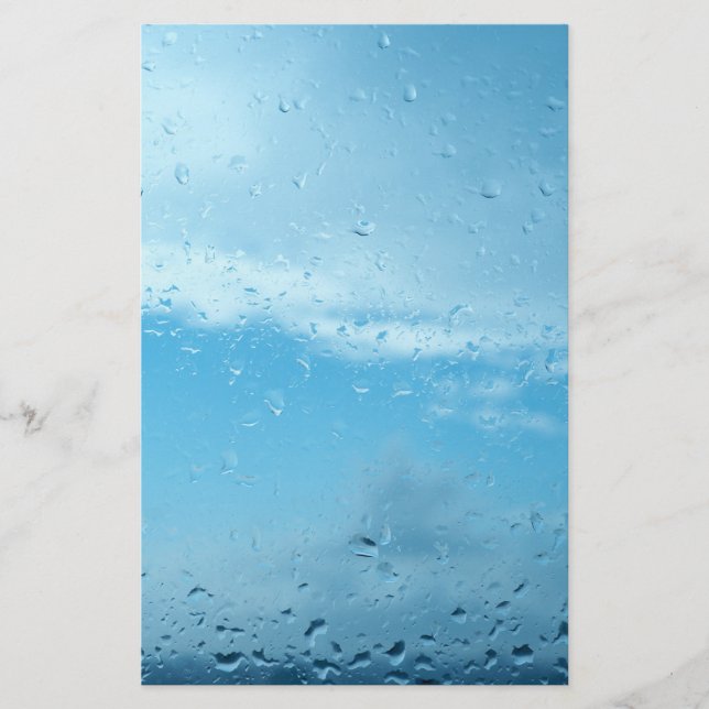 Raindrops Briefpapier (Vorderseite)