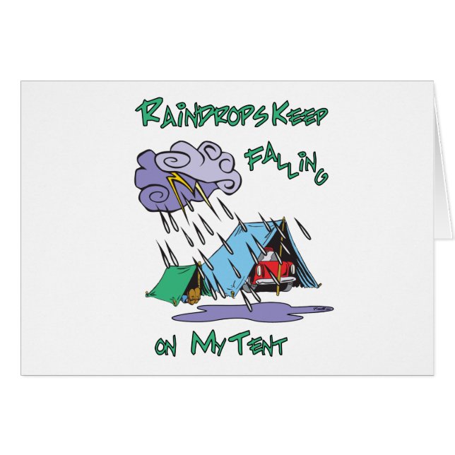 Raindrops Camping (Devant horizontal)