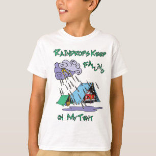 Raindrops-Camping T-Shirt