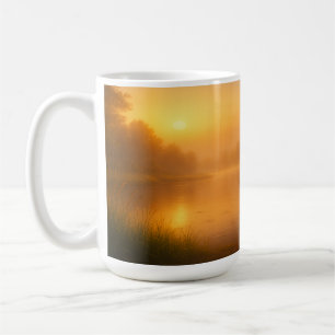 Raindrops in der Goldenen Stunde Kaffeetasse