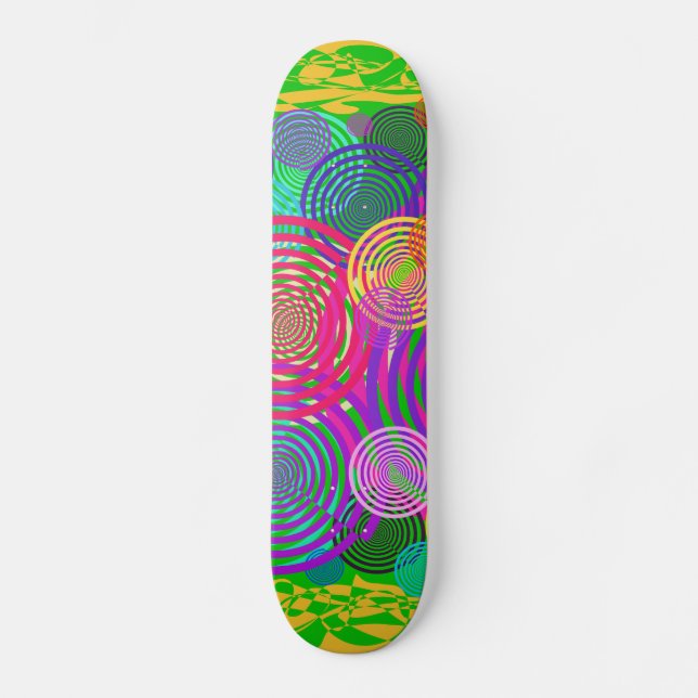 Raindrops Skateboard (Vorderseite)