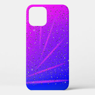 Raindrops Sur Neon Abstrait Coque-Mate coque iphon