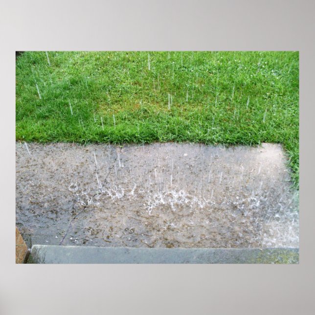 RAINDRUCK POSTER (Vorne)