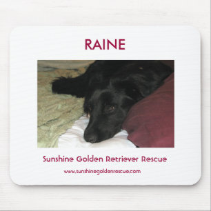 Raine - SunshineGolden Retriever-Rettung Mousepad