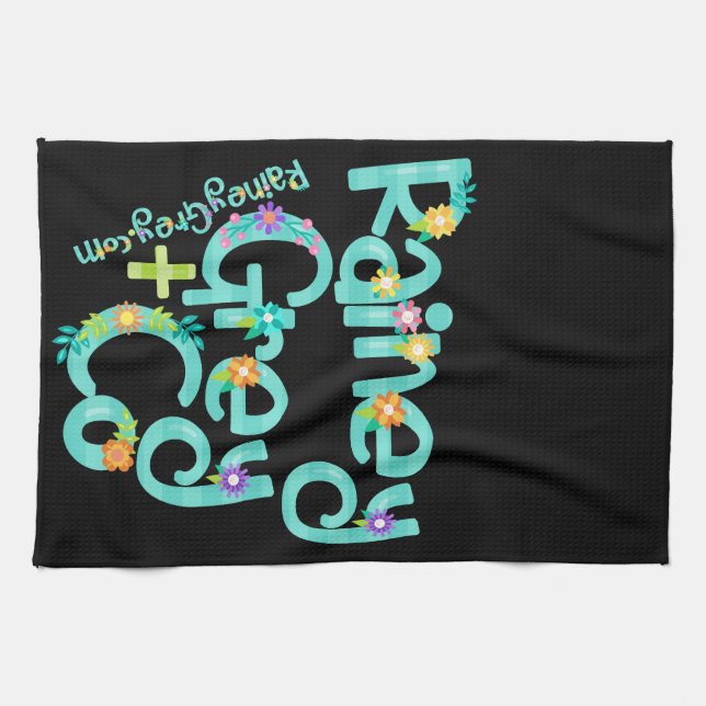 RAINEY GRAY + CO [Logo 6] Geschirrtuch (Horizontal)