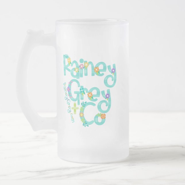 RAINEY GRAY + CO [Logo 6] Mattglas Bierglas (Links)