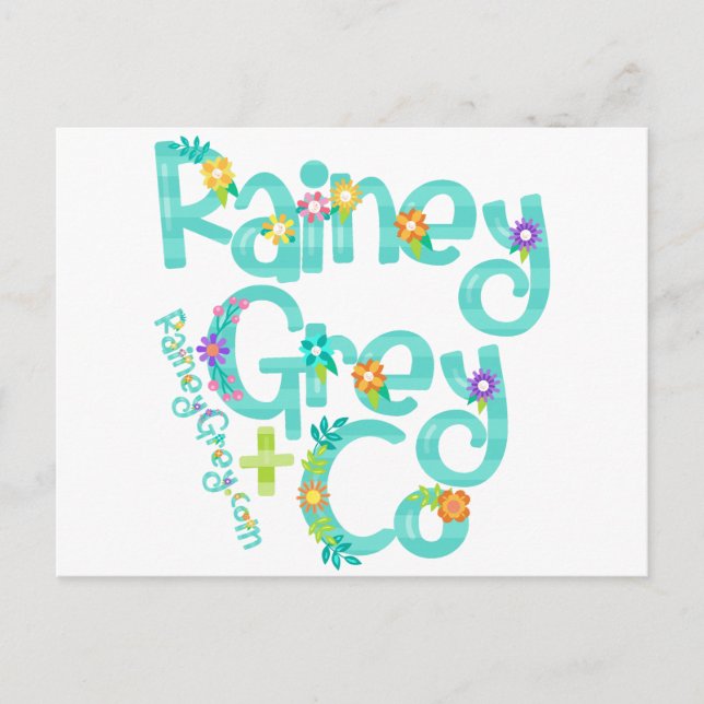 RAINEY GRAY + CO [Logo 6] Postkarte (Vorderseite)