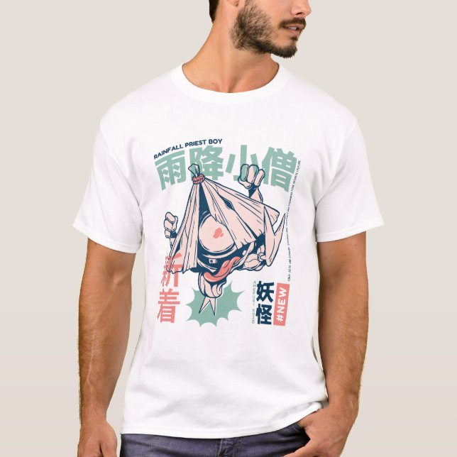 Rainfall Yokai Boy T-Shirt (Vorderseite)