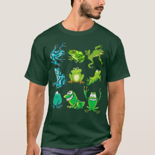 Rainforest Amphibian Kids Gift Idee Niedlicher Fro T-Shirt