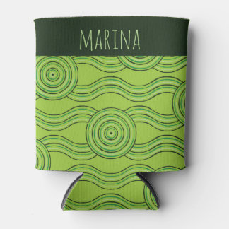Rainforest Customizable Name Australian Dreamtime Dosenkühler