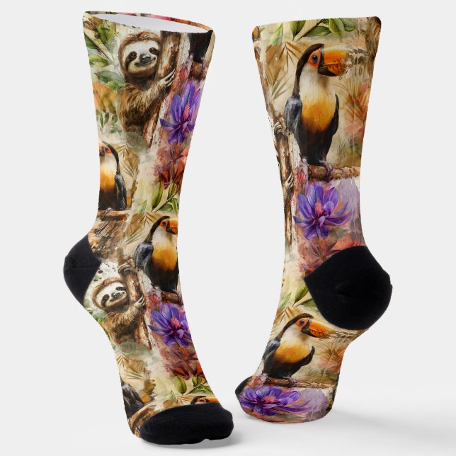 Rainforest Life Socken (Gewinkelt)