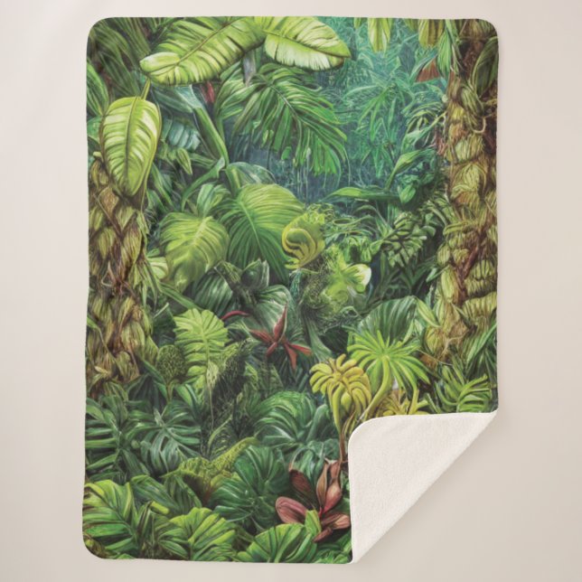 Rainforest Sherpa Blanket Sherpadecke (Vorderseite)