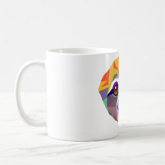 Rainforest Sloth Polygon T-Shirt Kaffeetasse