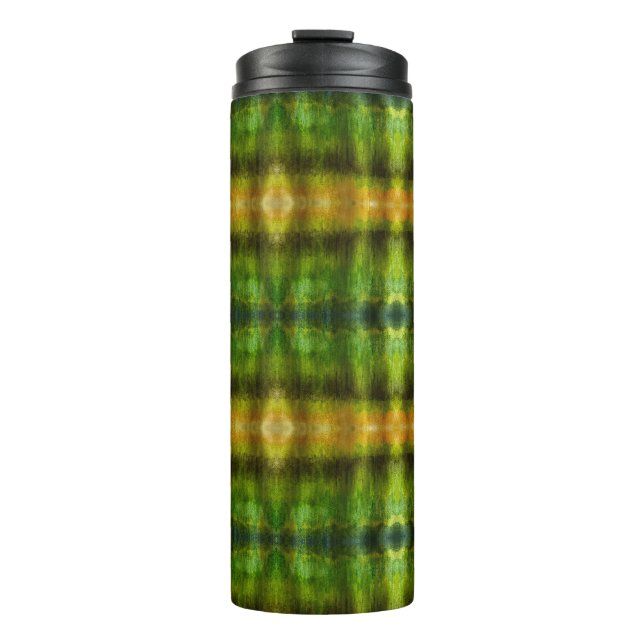 Rainforest Watercolor Art Thermosbecher (Vorderseite)