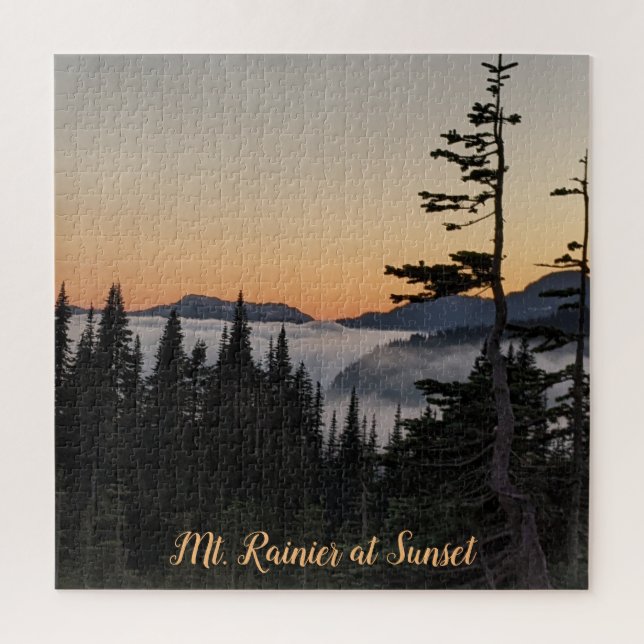 Rainier bei Sunset (Vertikal)