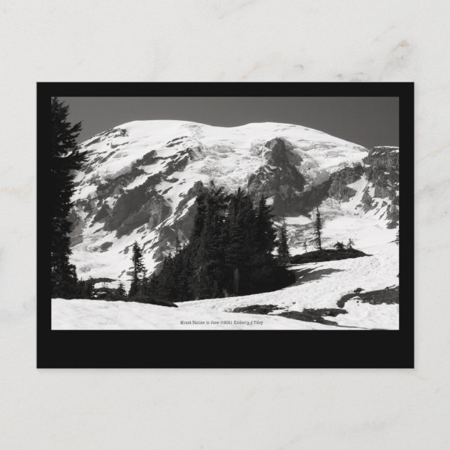 Rainier im Juni Postkarte (Vorderseite)