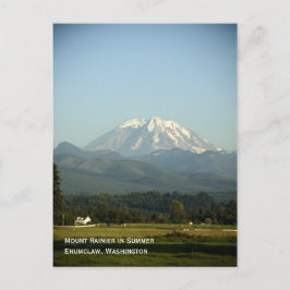 Rainier im Sommer Postkarte