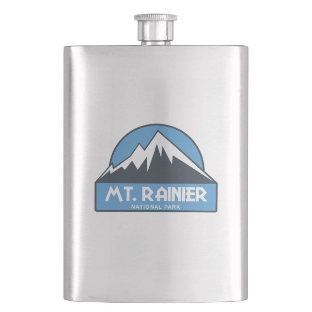 Rainier-Nationalpark Flachmann (Vorderseite)