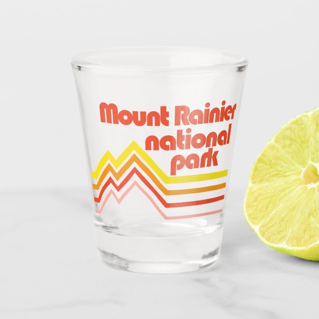 Rainier, Nationalpark Schnapsglas (Vorderseite)