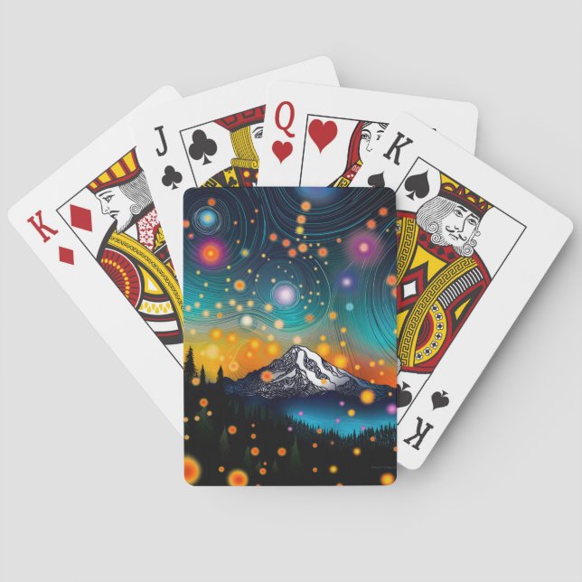 Rainier Starry Sky Spielkarten (Rückseite)