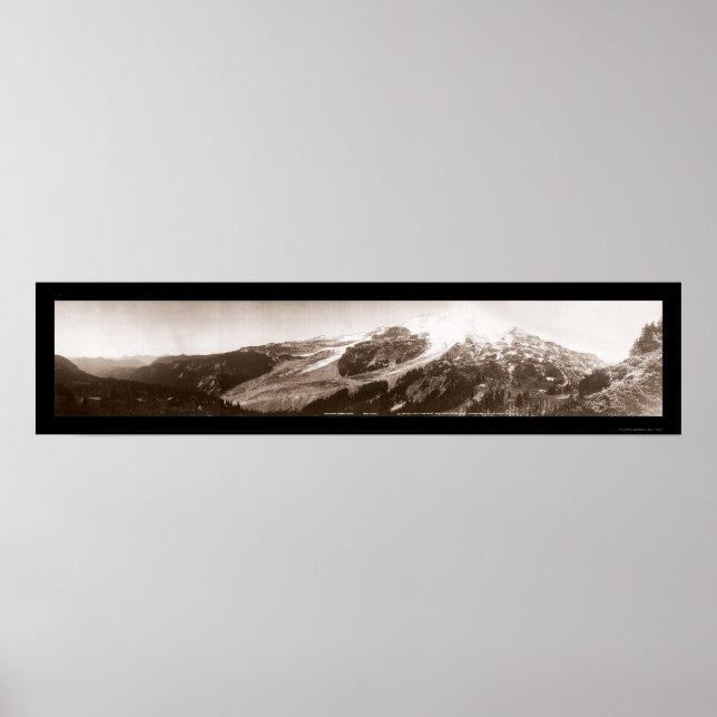 Rainier WA Foto 1907 Poster (Vorne)