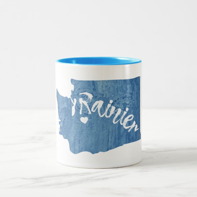 Rainier Washington Wood Grain Zweifarbige Tasse (Mittel)